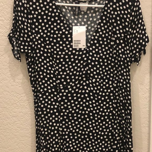 H&M Divided Polka Dot Dress, Never Word - Picture 3 of 3